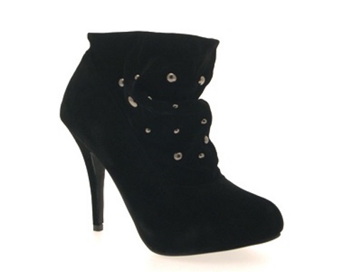 Womens Faux Suede Block Heel Boots UK 3-8 Womens Faux Suede Block Heel Boots UK 3-8